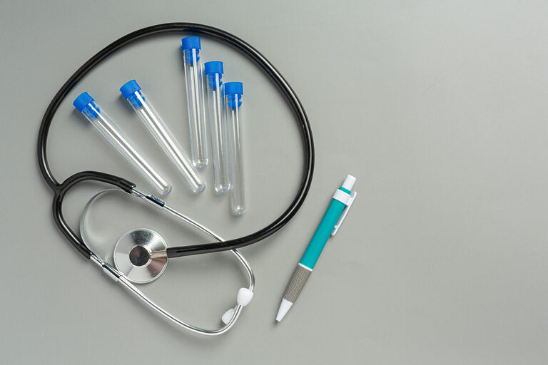 test tube with blood sample covid 19 test